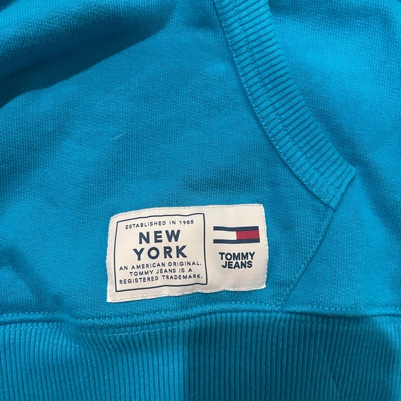 Tommy Hilfiger Blue Graphic Hoodie - Picture 6 of 8
